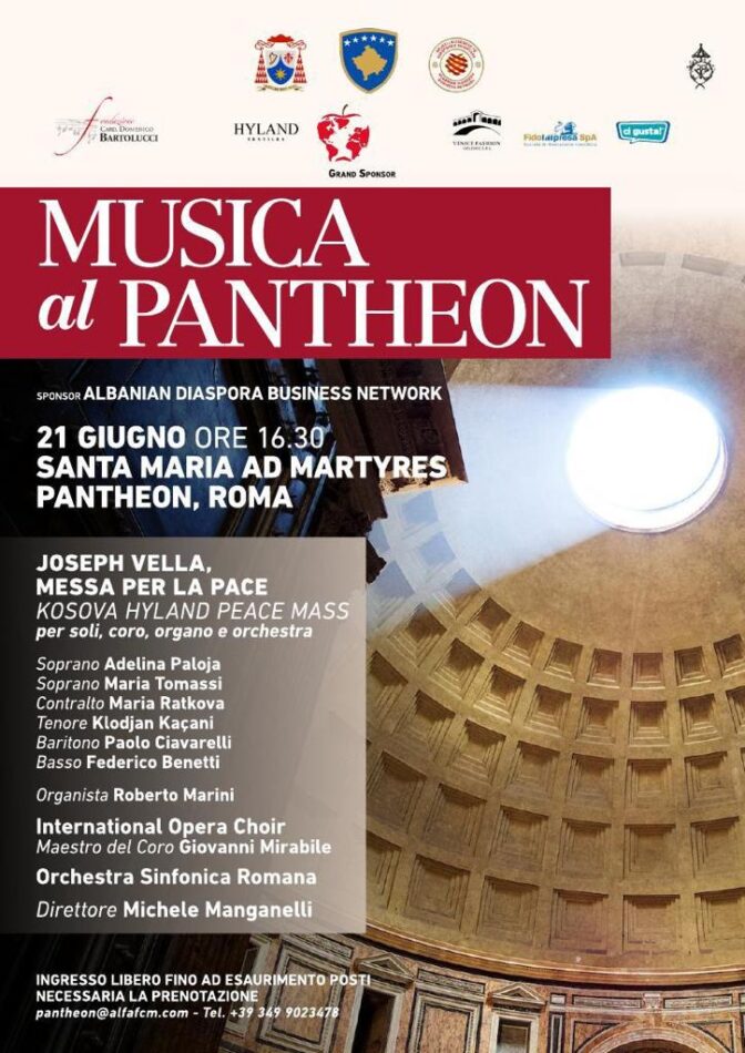 Musica al Pantheon, 21 giugno ore 16:30
