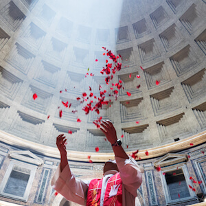 Pentecoste pioggia di petali al Pantheon